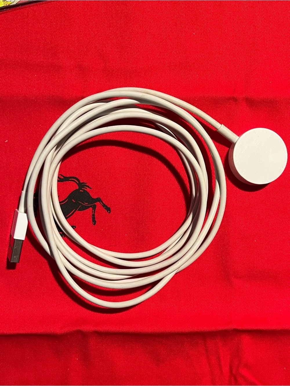 Apple White Magnetic Charging Cable for Apple Watch - USB-A